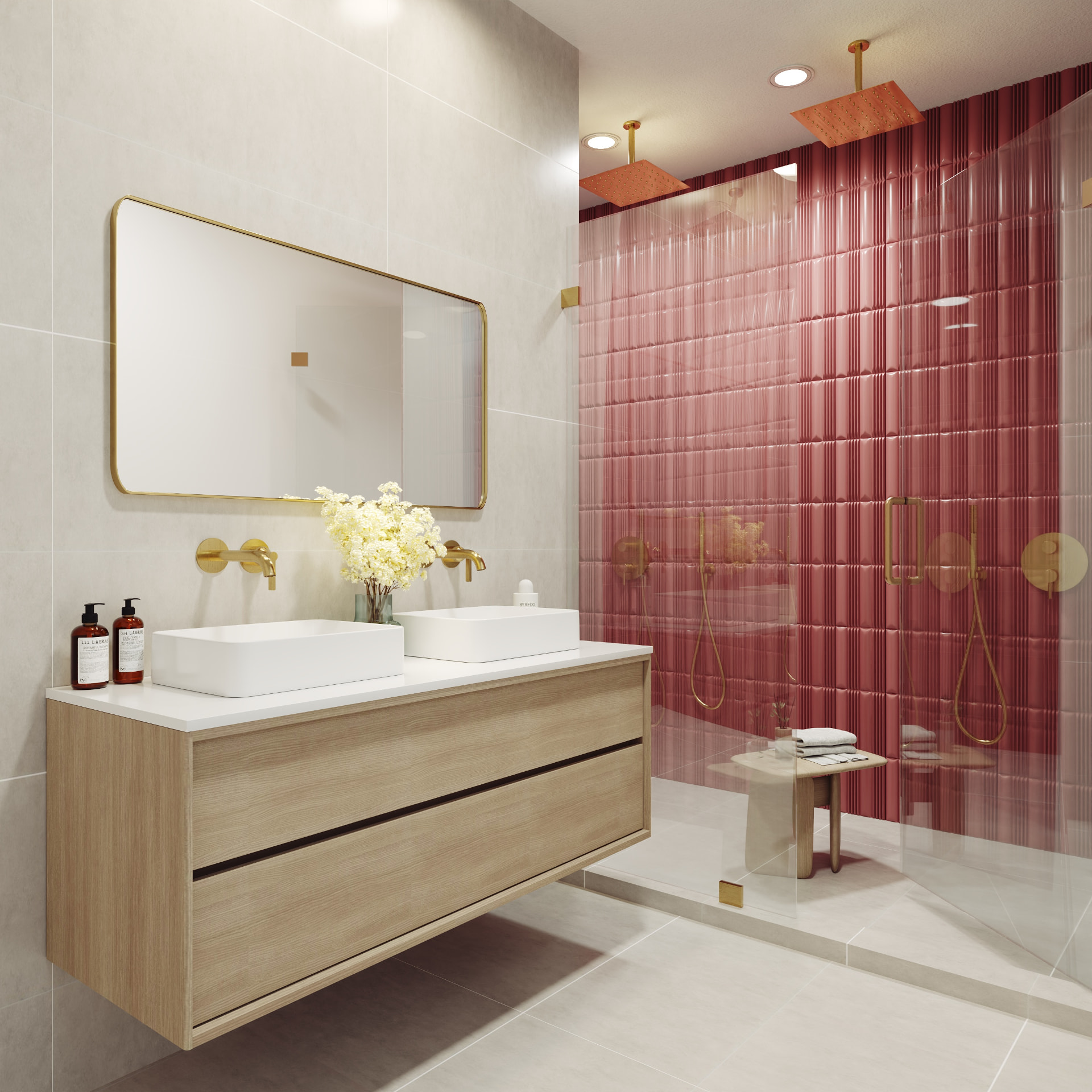 Penthouse A — Primary Bath